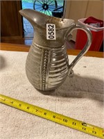 Ribbed- silver color pitcher- Wilton Armetale