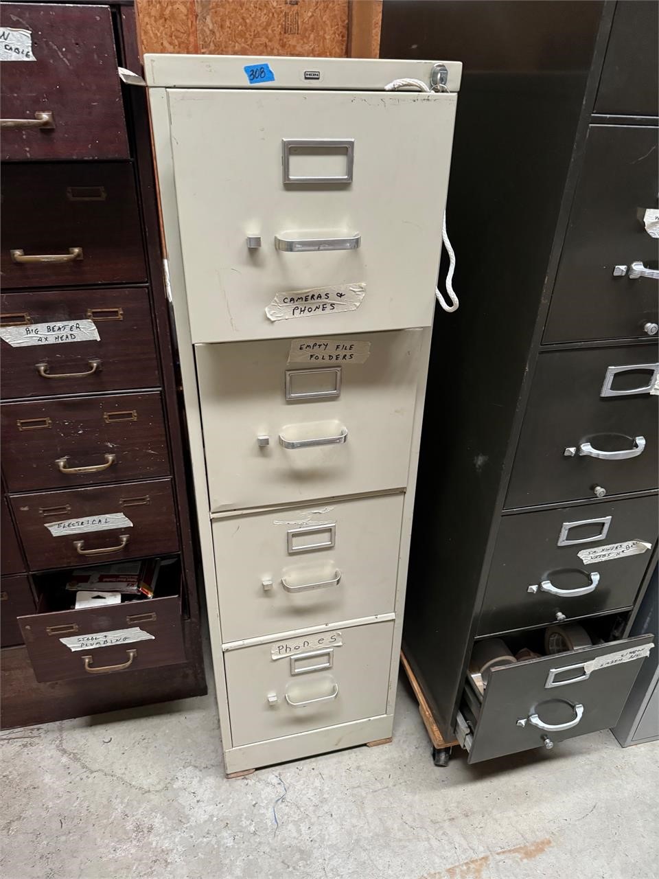 Four Drawer Metal Filing Cabinet