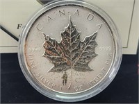 2004 Fine Silver MapleLeaf D Day Privy