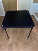 Black Folding Utility Table