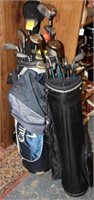 Golf Clubs (left & right handed), Callaway bag