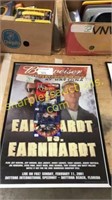 Earnhardt poster and cars