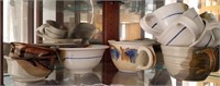 8 Pottery Bowls and Gravy Boats