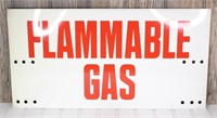 Double-Sided Metal Gas Sign