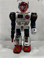 WALKING ROBOT TOY MISSING SWORD UNTESTED