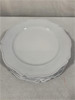 PLASTIC PLATES 13IN 12PC