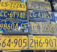 PENNSYLVANIA LICENSE TAGS