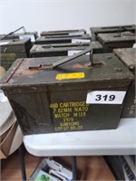 EMPTY METAL AMMO BOX- 460 CARTRIDGES 7.62