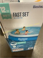 Bestway fast set 12ftx30in Pool (?complete?)