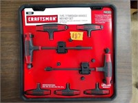 Craftsman 7-pc T-Through Handle HEX Key Set SAE