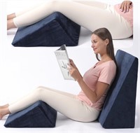 Bed Wedge Pillow – 2 Separate Memory Foam Inclinen