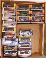 19 new diecast Nascar cars in boxes