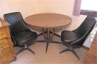 Vintage Modern MCM Dinette Set - (4) Chairs