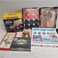 Spirograph, Rug Checkers , image Projector