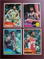 1981-82 Topps Silas Cartwright Fred Brown Johnson