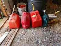 GAS CANS, WATERING CAN