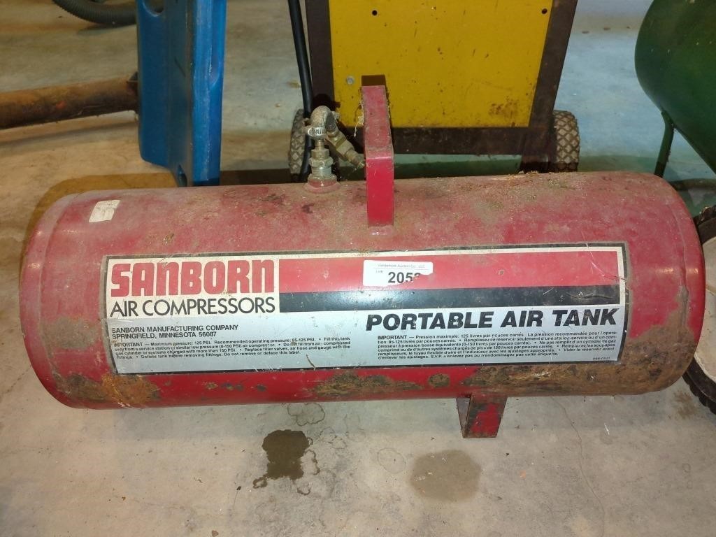 Sanborn Portable Air Tank