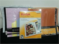 Photo paper and scrapbooking paper