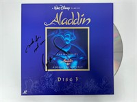 Autograph COA Aladdin Laser Disc
