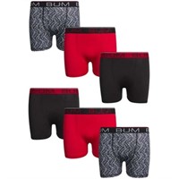 8-10  6PCS Sz 8/10 B.U.M. Equipment Boys' Boxer Br