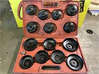 Oil Filter Wrench Set 15pc Cup Type