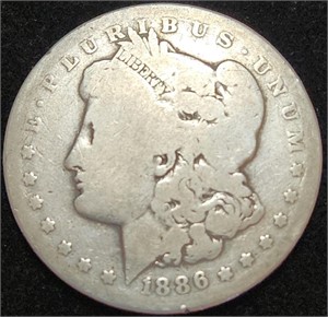 1886-O Morgan Dollar - Elusive Orleans Issue