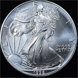 1992 American Silver Eagle - Gem Eagle