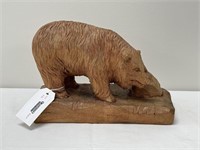 Bear Carving Wood Carving