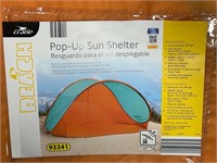 Orange & Teal Pop up Tent