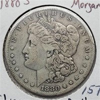 1880 S MORGAN SILVER DOLLAR