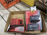 New M18 Milwaukee Batteries, Charger