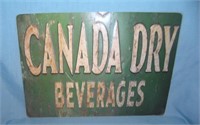 Canada Dry Beverages retro style advertising sign