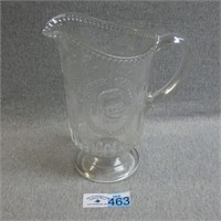 EAPG 1898 Commemorative Glass Pitcher