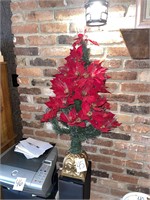 poinsettia Christmas tree