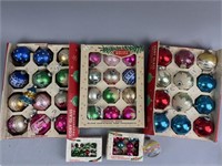 Vintage Shiny Brite & Coby Ornaments