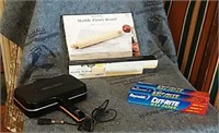 Marble pastry board, marble rolling pin, mighty