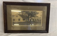Vintage /Antique Wood Picture Frame of Sky Farm