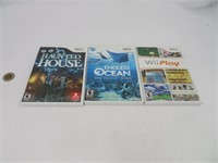 3 jeux Nintendo Wii dont Haunted House