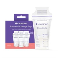 Lansinoh Breastmilk Storage Bags, 100 Count, Easy
