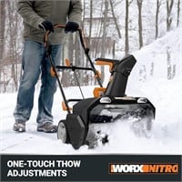 Worx 40V 20" Cordless Snow Blower Power Share wit