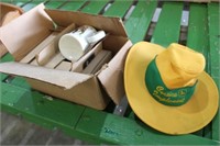 Corsica Implement Hat & 1983 JD Mugs