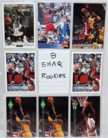 8 Shaquille O'Neal Rookie Cards
