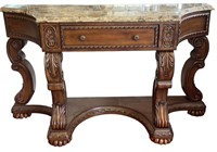 Marble Top Foyer Table
