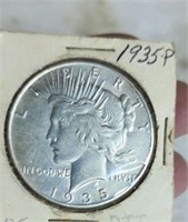 1935 peace silver dollar