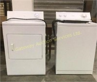 Whirlpool Top Load Washer and Frigidaire Dryer