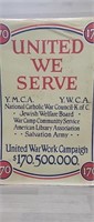 United We Serve YMCA/YWCA 1918 Poster