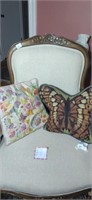 Two Pillows - Butterfly & Handmade