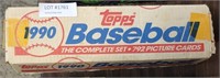 BOX OF 1990 TOPPS BASEBALL TRADING CARDS