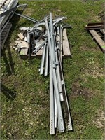 Lot of Garage Door Tracks, Parts & Springs