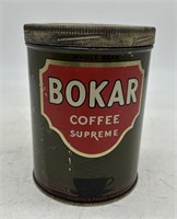 Bokar Coffee Supreme Advertising Tin